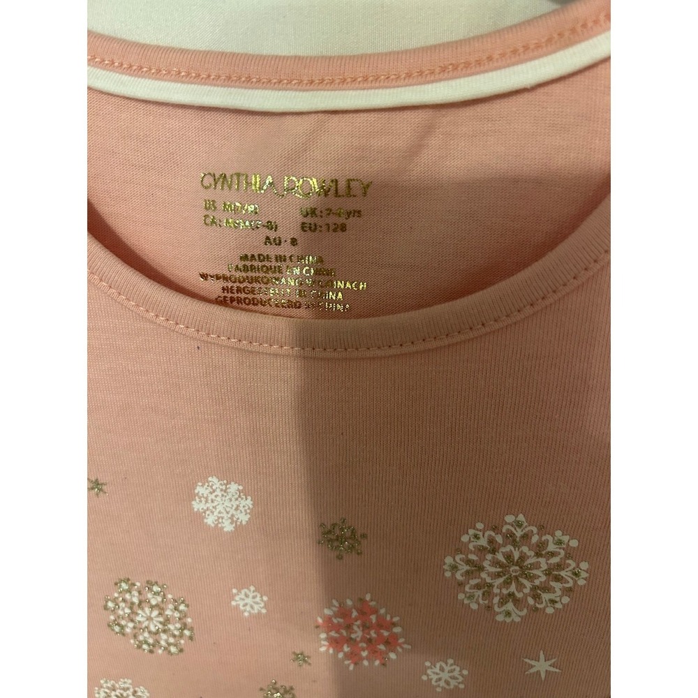 Cynthia Rowley Girls Snowflake Top - Picture 2 of 3